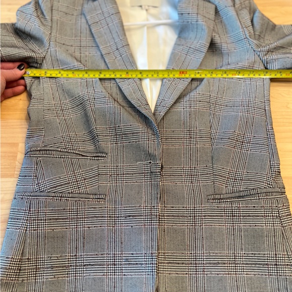 Joie Plaid Blazer size 6 - Picture 3 of 4